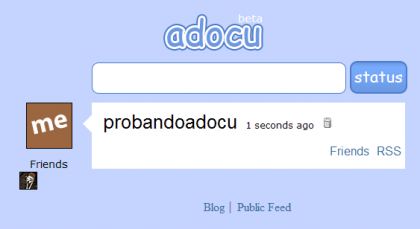 Adocu, introduciendo el nano-blogging