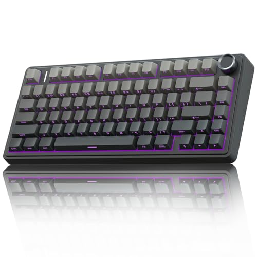 Aula F75 Pro Teclado mecánico inalámbrico, 75% RGB Teclado Gamer