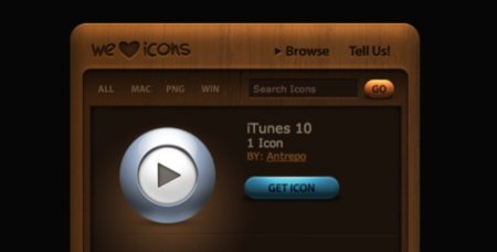 Siete iconos alternativos para iTunes 10