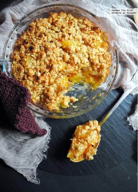 Crumble de ciruelas, la receta tradicional británica más deliciosa