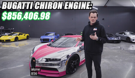 Bugatti Chiron precio motor W16