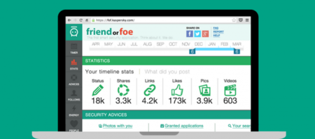 Friend or Foe, la web de Kaspersky que mantiene tu Facebook a raya
