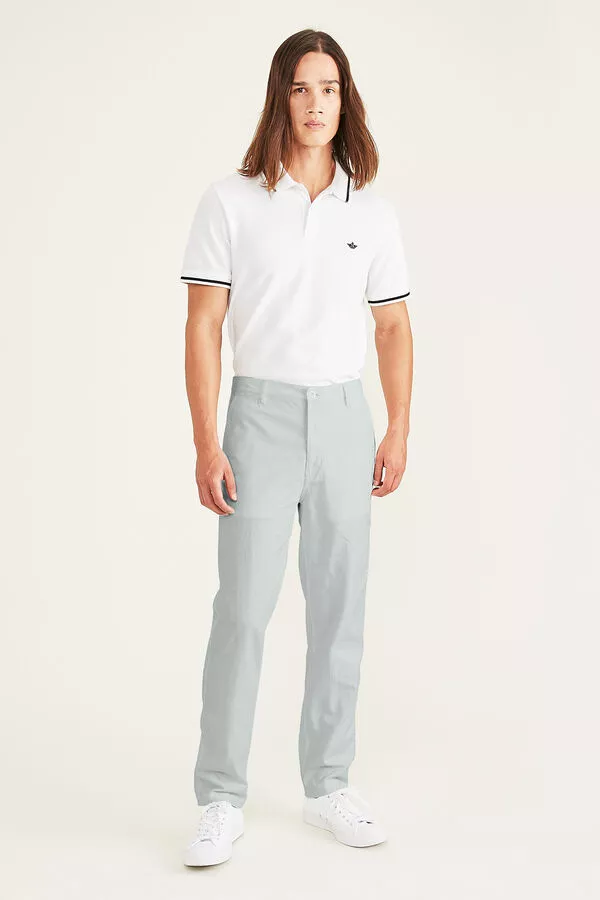 Chino tapered tono gris claro