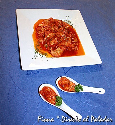 Bacalao ajoarriero rápido. Receta
