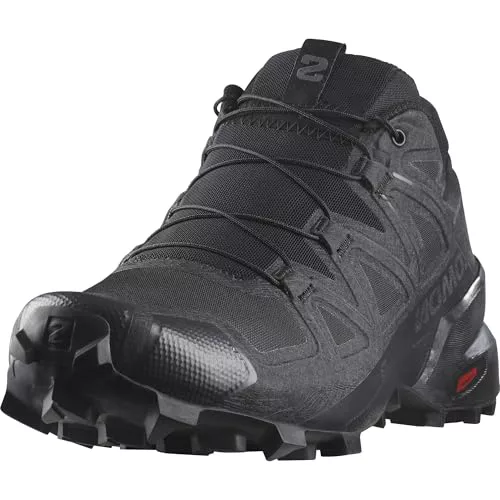 SALOMON Speedcross, Zapatillas de Trail Running Hombre, Black Black Quiet Shade, 41 1/3 EU
