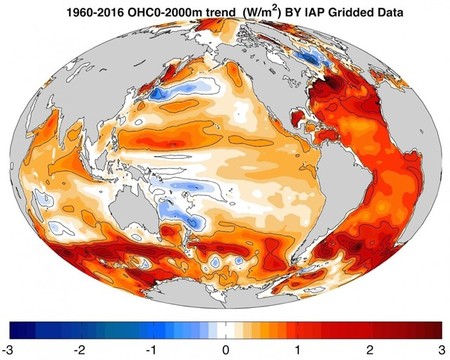 La temperatura de los océanos no deja de subir
