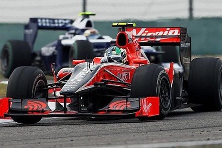 Virgin Racing se tutea con los Lotus F1 al menos en los libres