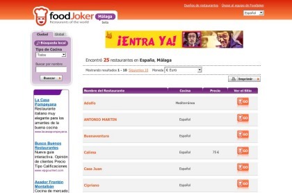 FoodJoker, nuevo directorio de restaurantes a nivel mundial