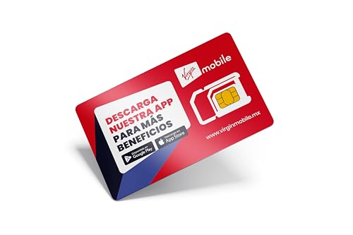 Virgin Mobile 150 | 11GB Internet + WhatsApp ilimitado X 26 días (Tarjeta SIM Física)