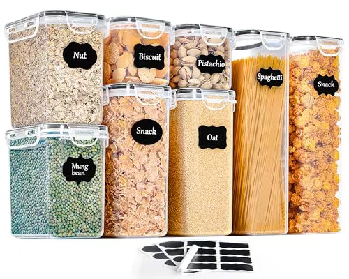 GoMaihe Botes Cocina, Juego de 8 Piezas de Recipiente de Botes Cocina