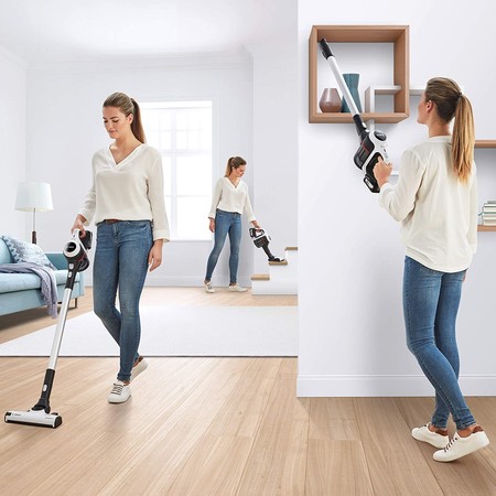 Esta aspiradora sin cables Bosch tiene batería intercambiable, 30 minutos de autonomía y hoy 50 euros de descuento en Amazon: llévatela por 199 euros
