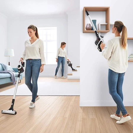 Esta aspiradora sin cables Bosch tiene batería intercambiable, 30 minutos de autonomía y hoy 50 euros de descuento en Amazon: llévatela por 199 euros