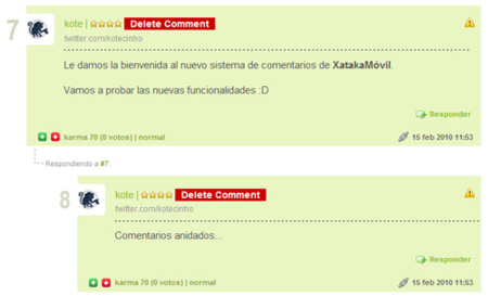 Nuevo sistema de comentarios en XatakaMóvil