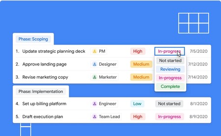 Google lanza Tables, una herramienta gratuita de gestión automatizada de proyectos que rivalizará con Airtable, Trello o Notion