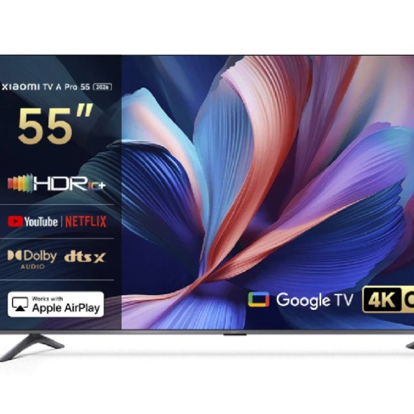XIAOMI - TV QLED 138 cm (55') Xiaomi A Pro 2026 UHD 4K con Google TV, HDR10+, Dolby Audio DTS-X.