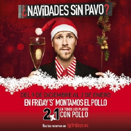 Aprovecha el 2x1 en los platos con pollo de Friday's