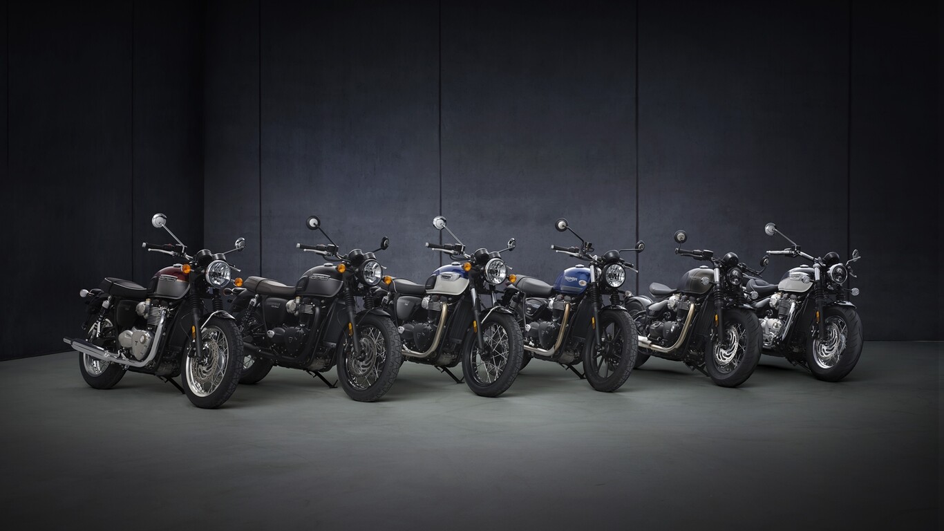La gama Triumph Bonneville se renueva por completo: motores Euro5 para todas, mejor equipamiento y más tecnología