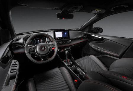 Interior do Pulse Abarth Edição Stranger Things.
