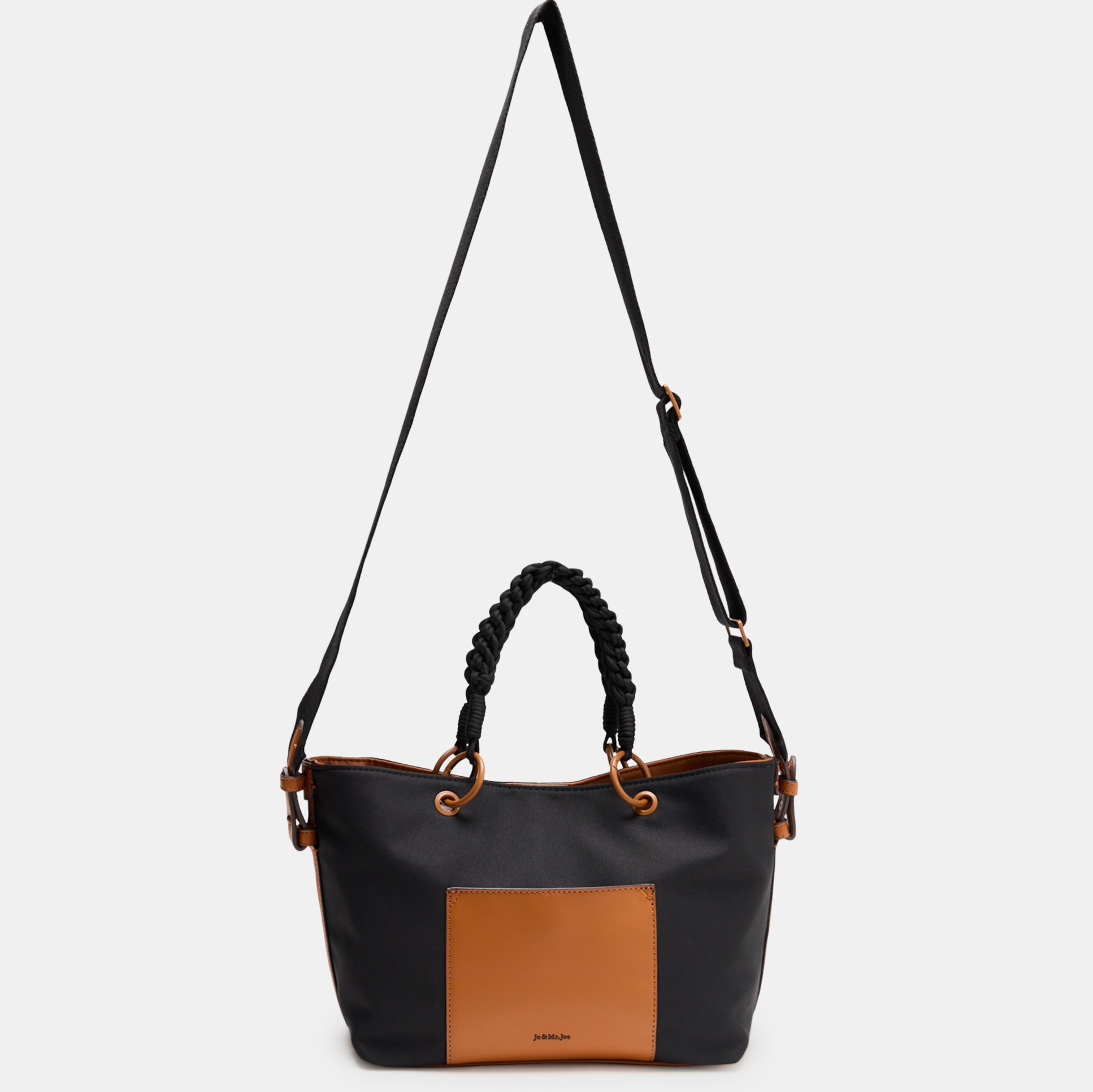 Jo & Mr. Joe
Bolso bandolera con asa trenzada