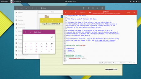 Paper, el nuevo tema GTK que llevará Material Design a tu distribución Linux