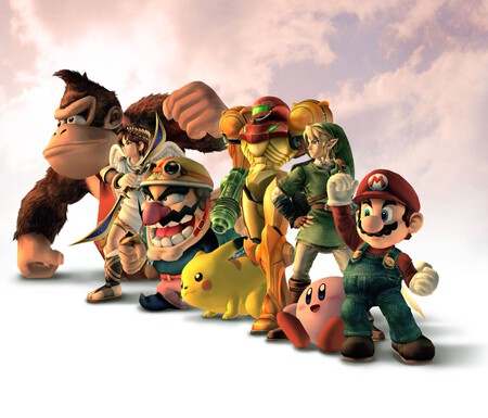 Super Smash Bros Nintendo Pelicula Personajes