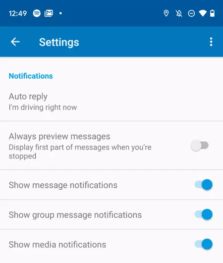Android の自動通知