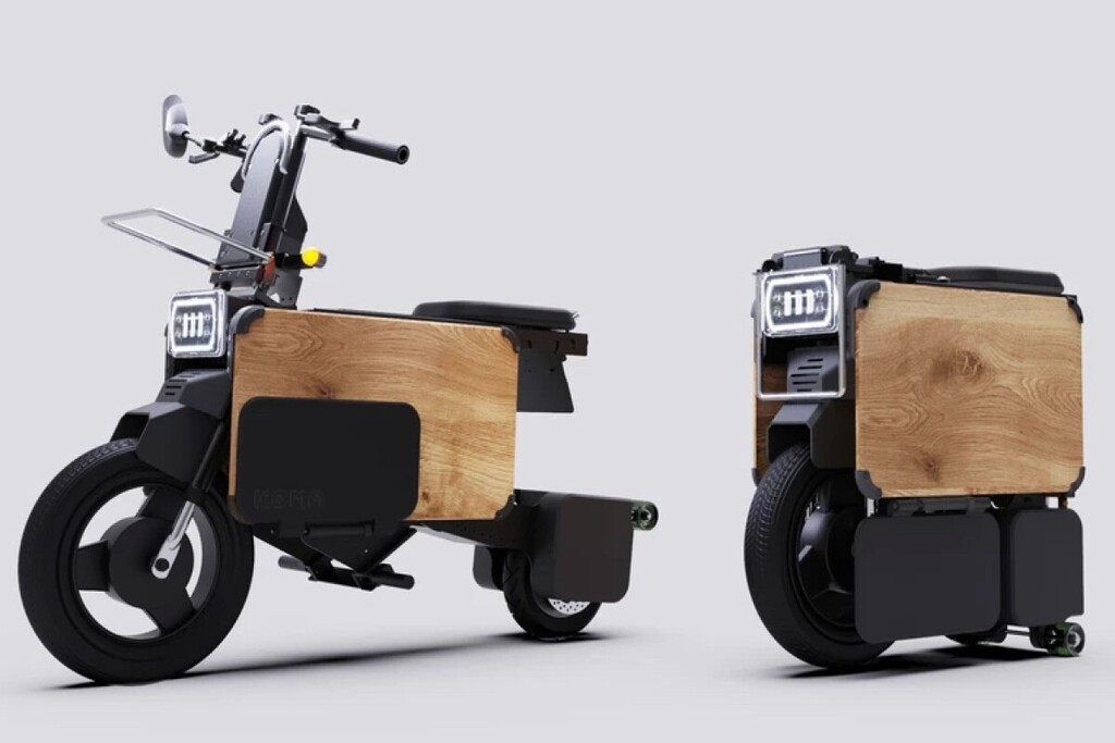 Tatamel Bike: esta es la moto eléctrica menos estorbosa del mundo, se dobla para que la puedas guardar bajo tu escritorio
