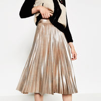 Falda plisada