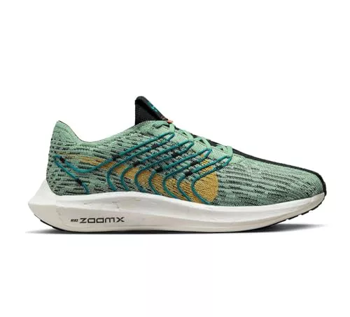 NIKE Pegasus Turbo Next Nature Hombre Running Trainers DZ4850 Sneakers Zapatos (UK 7 US 8 EU 41, Enamel Green University Gold 300)