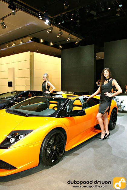Stand de Lamborghini en Detroit