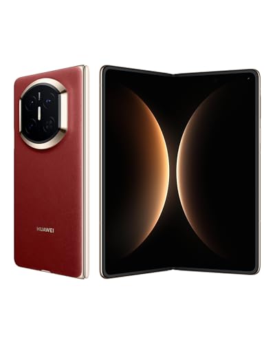 HUAWEI Mate X7 Smartphone Plegable 16+512G, 8" 120Hz LTPO Pantalla Flexible, Cámara con Colores Auténticos, Cristal Kunlun Glass, 5300 mAh Batería para Todo el Día, Garantía Adicional 6 Meses, Rojo
