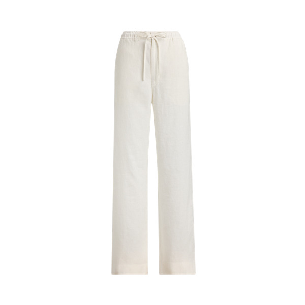 
Pantalón de lino con cordón
