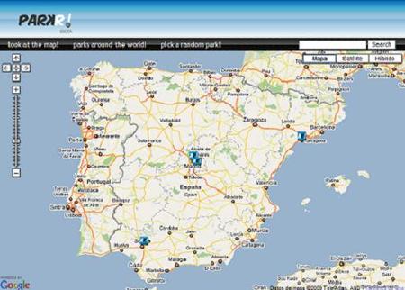 Parkr, el localizador de parques de diversiones