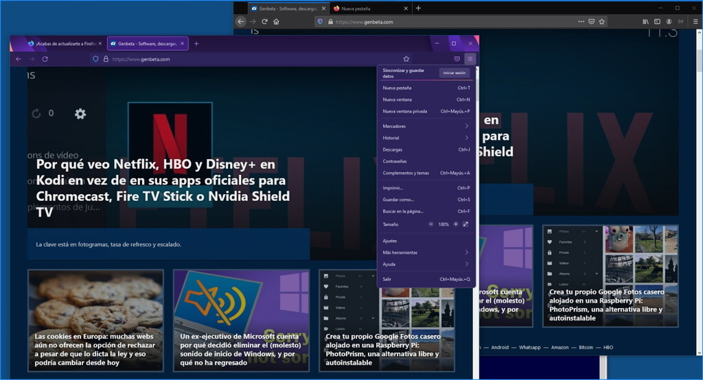 Firefox 89 se estrena hoy desvelando el aspecto de 'Proton', su nueva interfaz de usuario con pestañas flotantes