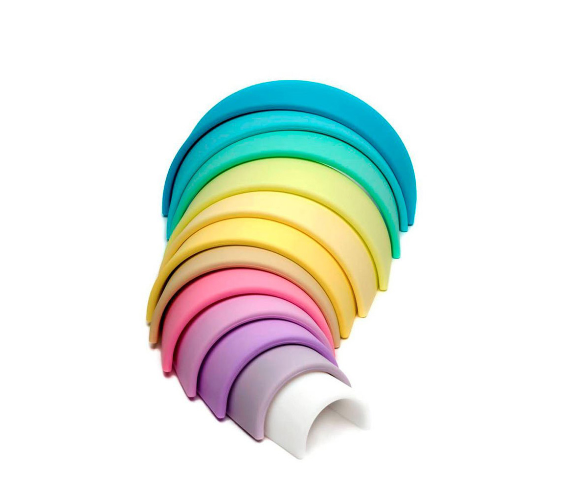 Arcoíris Pastel Silicona Dëna 12 piezas
Dëna