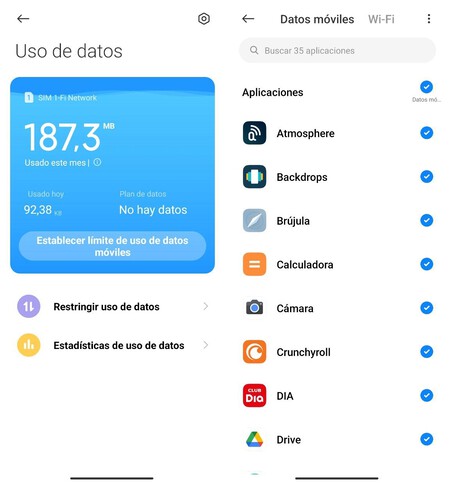 Datos Xiaomi