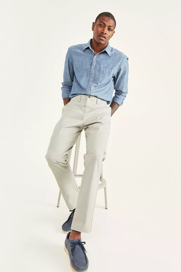 Chino slim en tono beige