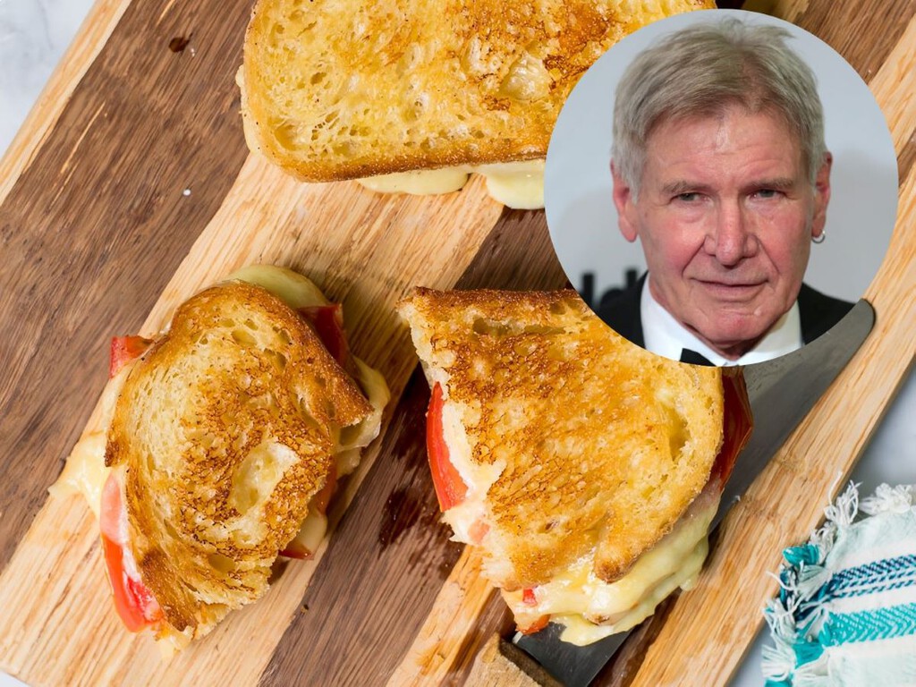 Así es el sándwich favorito de Harrison Ford a sus 84 años: “Pan integral, queso cheddar, tomate y salsa Worcestershire”