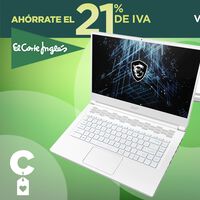 MSI Stealth 15M A11UEK-025ES: este portátil gaming es más raro que un mirlo blanco y lleva más de 300 euros de descuento en los Días sin IVA del Corte Inglés