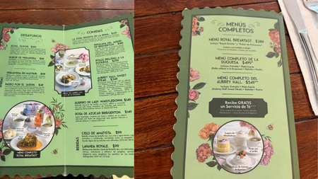Menu Brid