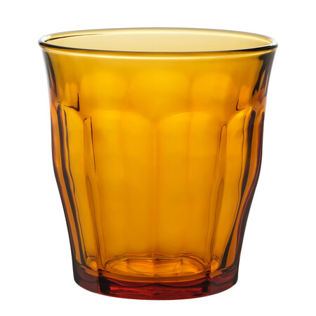 Juego De 4 Vasos De Agua Bajos Picardie Duralex Ambar 31 Cl