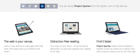 Microsoft publica la build 10049 de Windows 10, que incluye al navegador Spartan