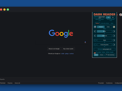 Dark Reader, un modo oscuro dinámico para todas las web que visitas y desde cualquier navegador 