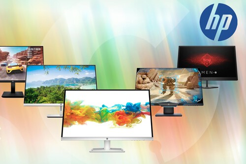 Ofertas en monitores HP en Amazon: 7 modelos para gamers y profesionales que nos salen más baratos y nos llegan a tiempo para Navidad