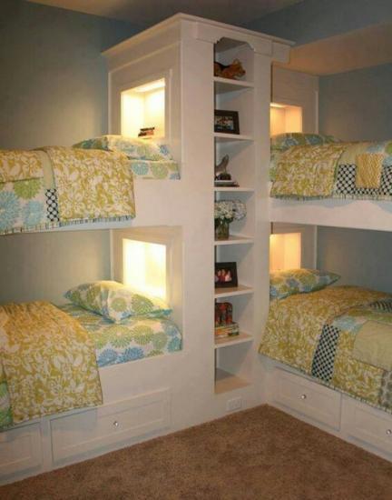Habitaciones infantiles para tres o más niños Habitaciones infantiles para tres o más niños
