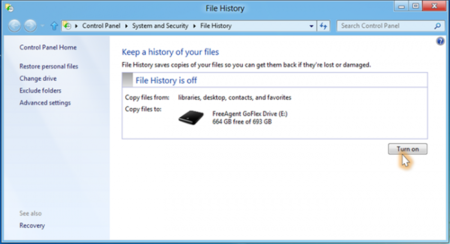 Del nuevo sistema de copias de seguridad de Windows 8: publicados todos los detalles sobre File History