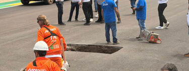 Resuelto el misterio del socavón en el circuito de Brasil de MotoGP: tan surrealista que ni siquiera estaba documentado 