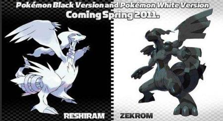 Fecha de lanzamiento de 'Pokémon Blanco' y 'Pokémon Negro' y primeras imágenes de los Pokémon legendarios