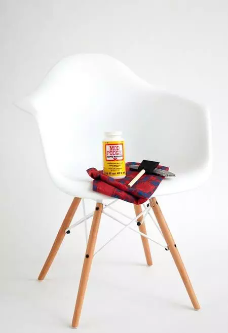 Antes y después: personalizando con tela sillas de diseño