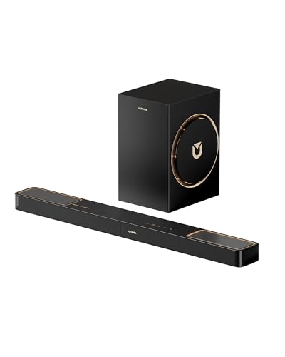 ULTIMEA Barra de Sonido 3.1.2 Canales para TV con Subwoofer de 6,5"